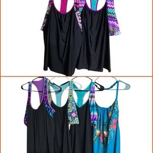 These are similar in same style
Size 18w and 2xl
I wore these when I was a 44d.